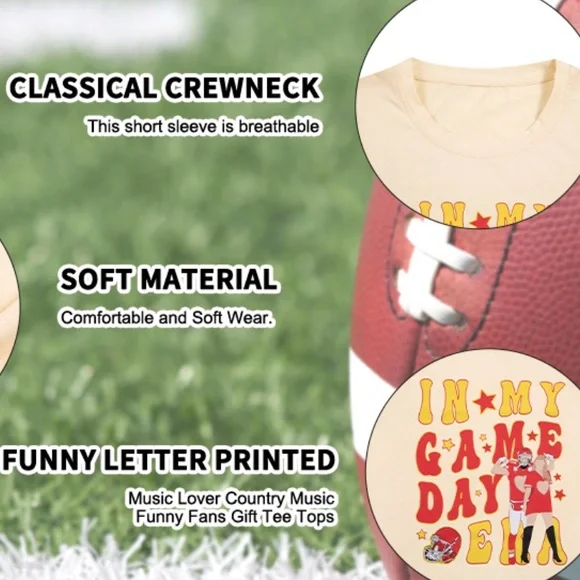 🛍️BUNDLE ONLY ITEM🛍️ Game Day Era Swiftie T shirt L - Picture 2 of 10